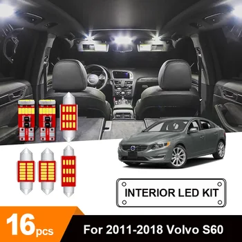 16Pcs White Canbus LED Lamp Car Bulbs Interior Package Kit For 2011-2018 Volvo S60 Map Dome Trunk Plate Light 
16Pcs White Canbus LED Lamp Car Bulbs Interior Package Kit For 2011-2018 Volvo S60 Map Dome Trunk Plate Light