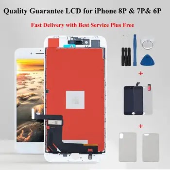 AAA+++ LCD for iPhone 8 plus display Touch screen digitizer Assembly for iPhone 7 plus 6 plus screen no dead pixel ips antalla
AAA+++ LCD for iPhone 8 plus display Touch screen digitizer Assembly for iPhone 7 plus 6 plus screen no dead pixel ips antalla