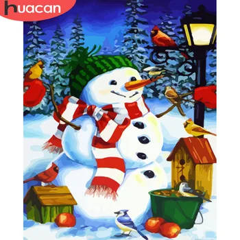 HUACAN Oil Painting Christmas Paint By Numbers Snowman Pictures Paint On Canvas Hand Painted Drawing DIY Arts Home Decor
HUACAN Oil Painting Christmas Paint By Numbers Snowman Pictures Paint On Canvas Hand Painted Drawing DIY Arts Home Decor