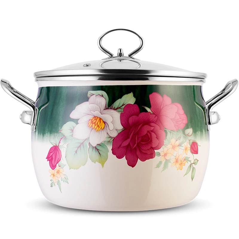 Soup Pot Enamel pan Casserole Stew pot Stainless Steel Pot Induction Cooker Kitchen Cookware Boilers Steamer Non-Stick Pan 22cm
Soup Pot Enamel pan Casserole Stew pot Stainless Steel Pot Induction Cooker Kitchen Cookware Boilers Steamer Non-Stick Pan 22cm