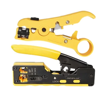 2In1 Crimping Tool Set Multi-Function Seven Types of Through-Hole Rj45 Crystal Head Network Tool Wire Stripper Network Cable
2In1 Crimping Tool Set Multi-Function Seven Types of Through-Hole Rj45 Crystal Head Network Tool Wire Stripper Network Cable