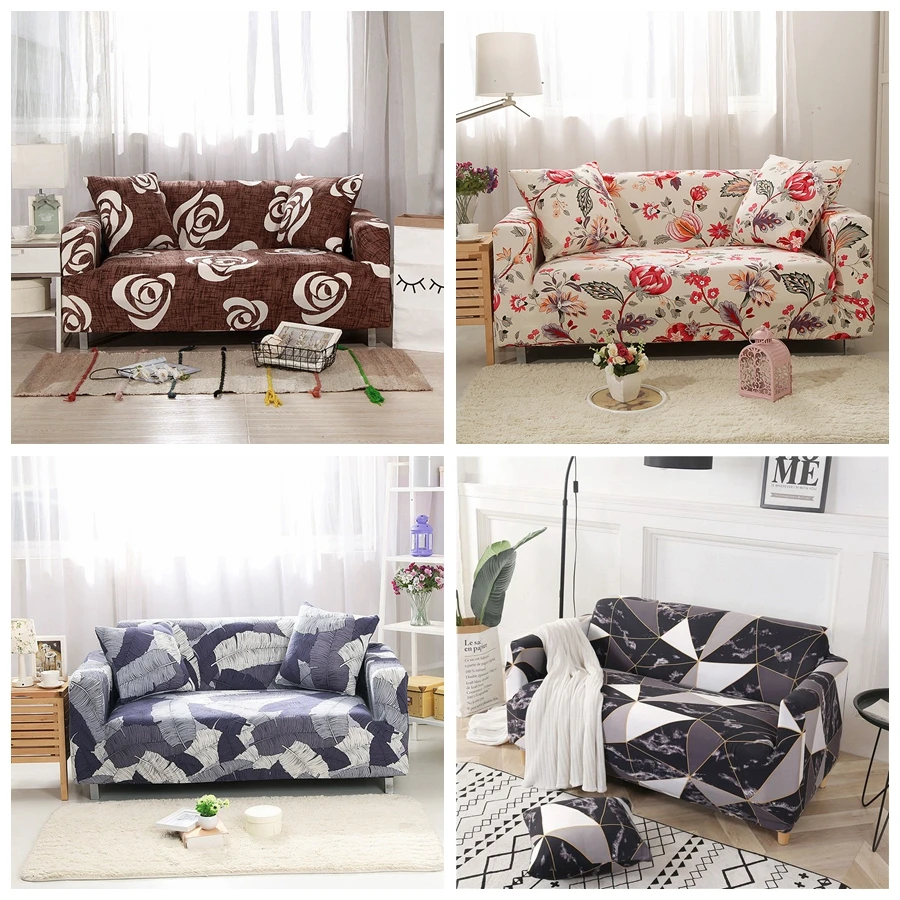 Elastic Sofa Cover for Living Room Spandex Armchair Cover Magic Printed Flower Couch Cover 1/2/3/4 Seater 4 Size Available Elastic Sofa Cover for Living Room Spandex Armchair Cover Magic Printed Flower Couch Cover 1/2/3/4 Seater 4 Size Available