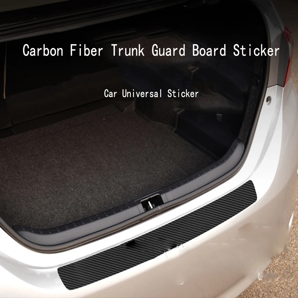 Car Carbon Fiber Trunk Guard Board Sticker For Hyundai IX35 Tucson Accent Santa Fe Solaris I30 I20 Creta Elantra IX25 I40 Sonata
Car Carbon Fiber Trunk Guard Board Sticker For Hyundai IX35 Tucson Accent Santa Fe Solaris I30 I20 Creta Elantra IX25 I40 Sonata