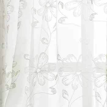 Curtains for Living Dining Room Bedroom Tulle Sheer Yarn Korean Pastoral Embroidered Linen Fabric A
Curtains for Living Dining Room Bedroom Tulle Sheer Yarn Korean Pastoral Embroidered Linen Fabric A
