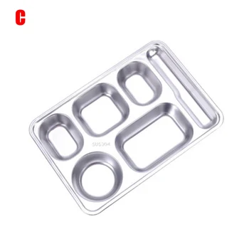 304 Stainless Steel Fast Food Plate Grid Plate With Lid Square Canteen Tableware For Children Adult HKS99
304 Stainless Steel Fast Food Plate Grid Plate With Lid Square Canteen Tableware For Children Adult HKS99