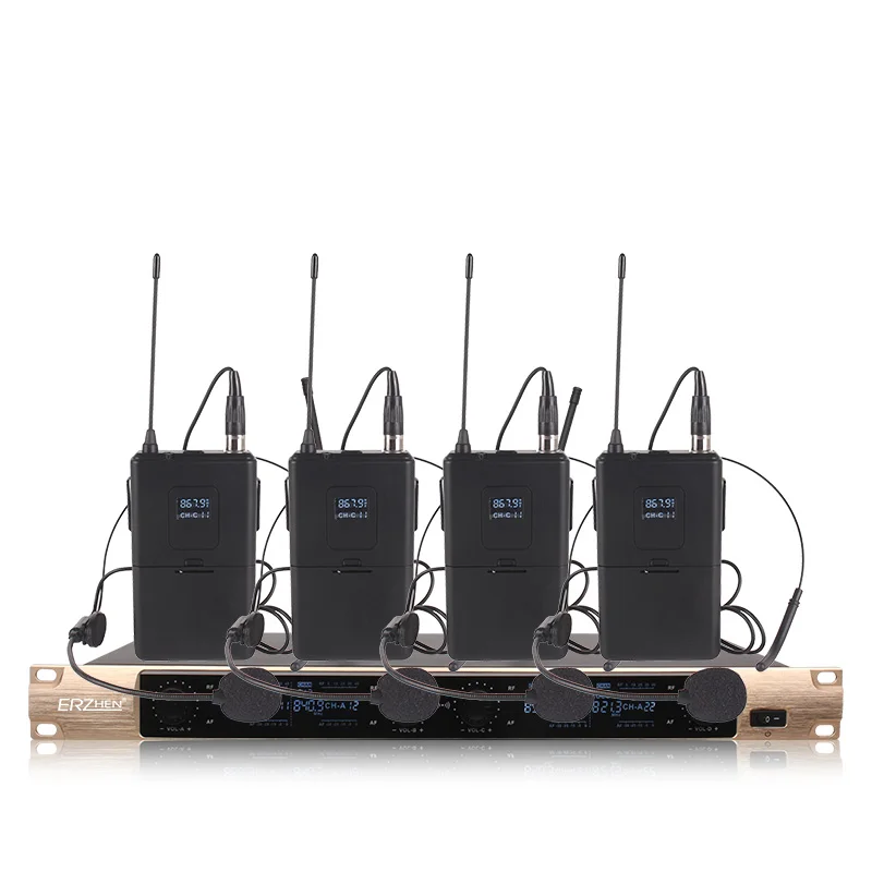 Professional Wireless Microphone System 4 Headset Microphone Dedicated Stage Performance Church School Speech Microphone
Professional Wireless Microphone System 4 Headset Microphone Dedicated Stage Performance Church School Speech Microphone
