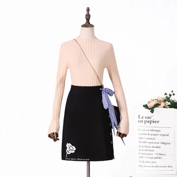 Women Fashion Sexy Autumn Winter Knit Band Tight Skirt Split High Waist Casual Skirt
Women Fashion Sexy Autumn Winter Knit Band Tight Skirt Split High Waist Casual Skirt