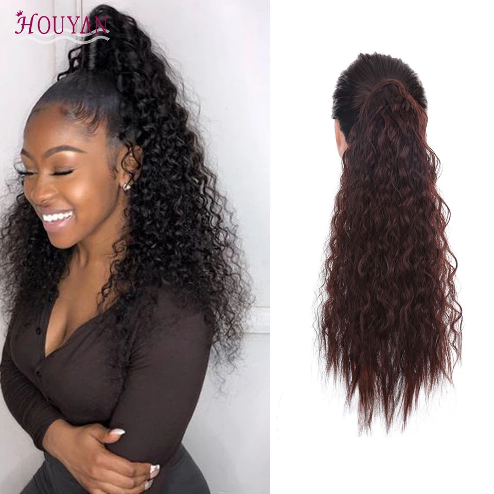 HOUYAN24"Long wavy ponytail artificial wig ponytail hairpin synthetic heat-resistant wig corn ponytail wig brown ponytail blonde
HOUYAN24"Long wavy ponytail artificial wig ponytail hairpin synthetic heat-resistant wig corn ponytail wig brown ponytail blonde