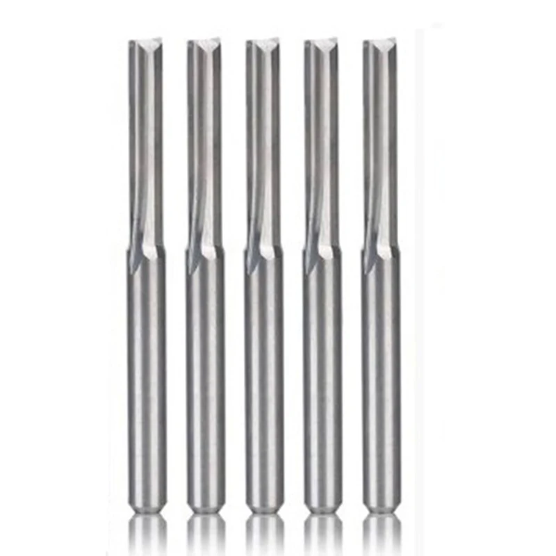 5PCS Two Flutes Spiral Carbide Mill Tool Cutters for CNC Router, Compression Wood End Mill Cutter Bits, 3.175X17mm
5PCS Two Flutes Spiral Carbide Mill Tool Cutters for CNC Router, Compression Wood End Mill Cutter Bits, 3.175X17mm