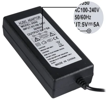 AC/DC Adapter Charger AC100-240V to DC5V 5A 6A 8A Switch Power Supply Transformer For LED Strip Light CCTV Camera Laptops etc. L
AC/DC Adapter Charger AC100-240V to DC5V 5A 6A 8A Switch Power Supply Transformer For LED Strip Light CCTV Camera Laptops etc. L