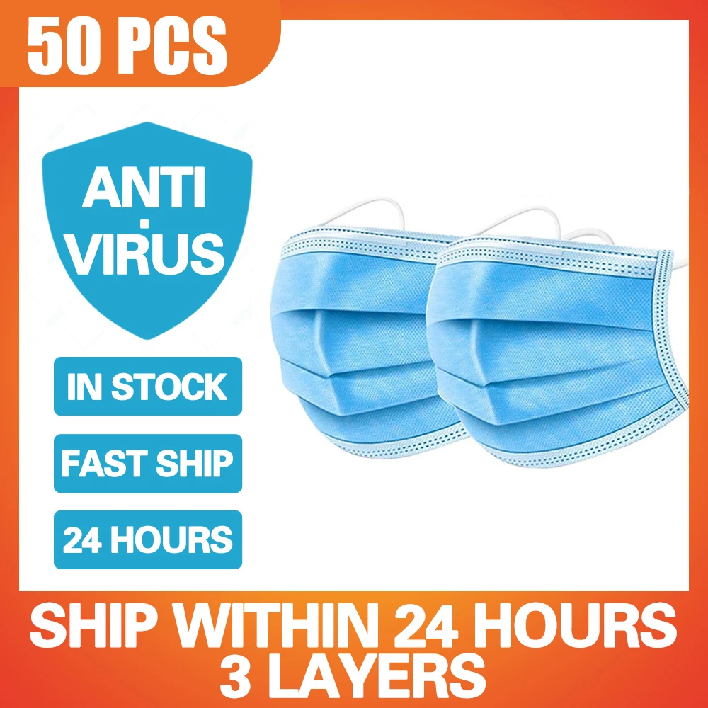 Anti-Pollution 3 Laye Mask dust protection Masks Disposable Face Masks Elastic Ear Loop Disposable Dust Filter Safety Mask
Anti-Pollution 3 Laye Mask dust protection Masks Disposable Face Masks Elastic Ear Loop Disposable Dust Filter Safety Mask