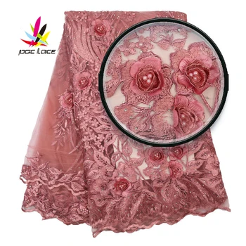 3d Flower Fabric Nigerian Wedding Style Best Selling Nigeria Lace Fabric with Handmade Beaded Indian Tulle Rhinestones XZ2824B
3d Flower Fabric Nigerian Wedding Style Best Selling Nigeria Lace Fabric with Handmade Beaded Indian Tulle Rhinestones XZ2824B