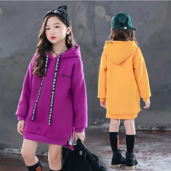 Teen Girl Sweatshirts Medium Velvet Thick Tops Print Letter Clothes 4-14years Children Long-Sleeve Warm Hoodies Autumn Pullover
Teen Girl Sweatshirts Medium Velvet Thick Tops Print Letter Clothes 4-14years Children Long-Sleeve Warm Hoodies Autumn Pullover