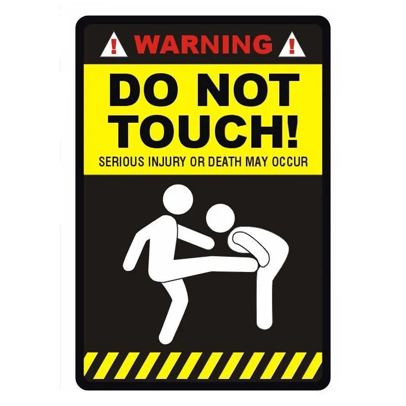 Custom car sticker10*15cm WARNING - DO NOT TOUCH' Funny Retro-Vinyl Car Sticker Decals
Custom car sticker10*15cm WARNING - DO NOT TOUCH' Funny Retro-Vinyl Car Sticker Decals