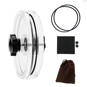 LP Vinyl Record Cleaner Clamp Record Label Saver Acrylic Clean Tools Cloth 667C
LP Vinyl Record Cleaner Clamp Record Label Saver Acrylic Clean Tools Cloth 667C