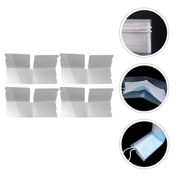 4pcs Collapsible Mask Storage Holder Portable Mask Storage Clip Creative Storage Box Transparent Container (Transparent)
4pcs Collapsible Mask Storage Holder Portable Mask Storage Clip Creative Storage Box Transparent Container (Transparent)