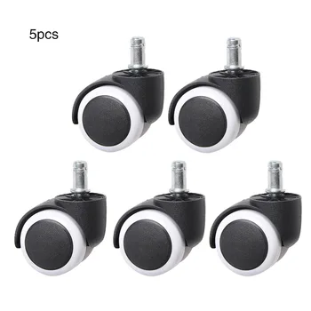 New 5 Pcs 2 Inch Circlip Stem Universal Mute Caster Nylon Wheel PU Material Office Chair Swivel Rollers Home Furniture Casters
New 5 Pcs 2 Inch Circlip Stem Universal Mute Caster Nylon Wheel PU Material Office Chair Swivel Rollers Home Furniture Casters
