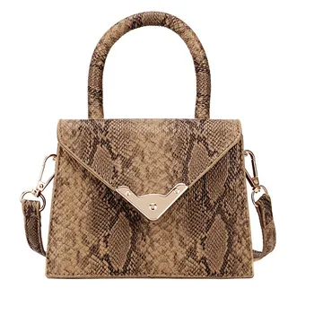 Snake handbag Women PU Leather Retro animal lines Shoulder Bags Compact mini print snake print handbag 
Snake handbag Women PU Leather Retro animal lines Shoulder Bags Compact mini print snake print handbag