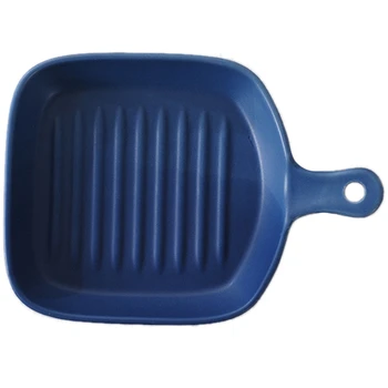 Baking Dish With A Handle Beef Steak Food Fruits Salad Pasta Ceramic Plates Bakeware Tableware Tray Pan Microwave Oven Blue Squa
Baking Dish With A Handle Beef Steak Food Fruits Salad Pasta Ceramic Plates Bakeware Tableware Tray Pan Microwave Oven Blue Squa