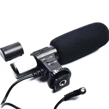 MIC-01 SLR Stereo Microphone DSLR DV Camera Computer Professional Interview News Recording Microphone
MIC-01 SLR Stereo Microphone DSLR DV Camera Computer Professional Interview News Recording Microphone