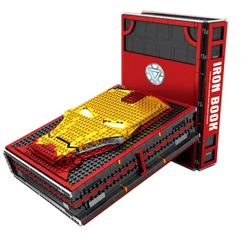 2020 New Super Heroes Iron Man Book Underground Laboratory Base Mark Armor Set Building Book Block Marvel Avengers gift
2020 New Super Heroes Iron Man Book Underground Laboratory Base Mark Armor Set Building Book Block Marvel Avengers gift