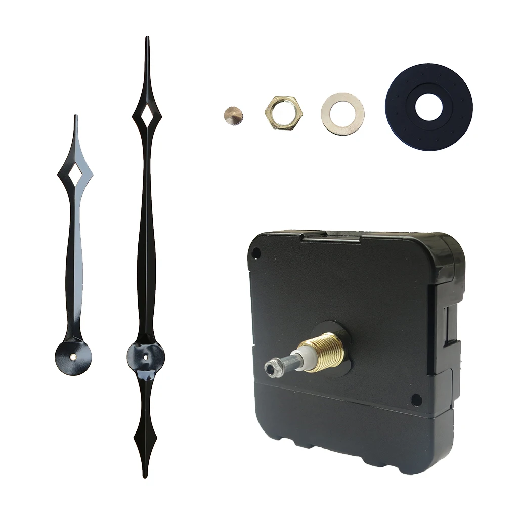 Black 22mm Long Shaft Clock Movement Mechanism 5mm Maximum Dial Thickness Quartz Wall Clock Movement Watches Accessories Black 22mm Long Shaft Clock Movement Mechanism 5mm Maximum Dial Thickness Quartz Wall Clock Movement Watches Accessories