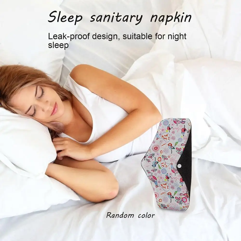 Reusable Women Bamboo Charcoal Cloth Washable Menstrual Pad Leak-Proof Night Sleep Sanitary Napkin Nappy Towel Pad
Reusable Women Bamboo Charcoal Cloth Washable Menstrual Pad Leak-Proof Night Sleep Sanitary Napkin Nappy Towel Pad