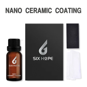 50ML Six Hope High Gloss Ceramic Car Coating Kit Liquid Glass Nano Plated Crystal Ceramic Auto Paint Care Car Accessories
50ML Six Hope High Gloss Ceramic Car Coating Kit Liquid Glass Nano Plated Crystal Ceramic Auto Paint Care Car Accessories