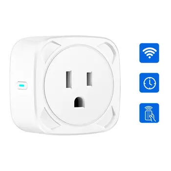 Mobile Phone Remote Control Timer Switch Voice Control Wifi Smart Socket US Plug Smart Home Socket Supply
Mobile Phone Remote Control Timer Switch Voice Control Wifi Smart Socket US Plug Smart Home Socket Supply