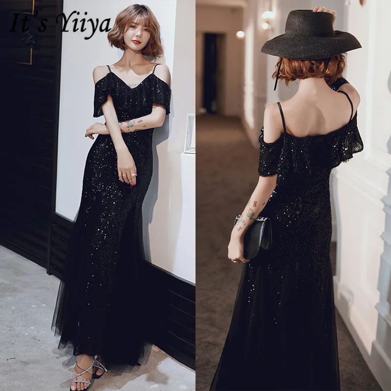 It's YiiYa Formal Dress V-Neck Short Sleeve Spaghetti Strap Women Party Dresses Mermaid Sequined Solid Robe De Soiree K116
It's YiiYa Formal Dress V-Neck Short Sleeve Spaghetti Strap Women Party Dresses Mermaid Sequined Solid Robe De Soiree K116