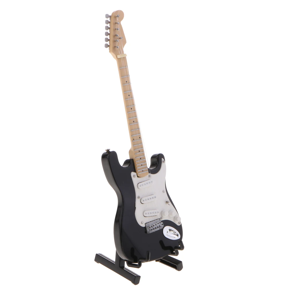 17cm Simulation Mini Electric Guitar with Holder Model Black Music Room Items Decor Dollhouse Miniature Guitar Toy
17cm Simulation Mini Electric Guitar with Holder Model Black Music Room Items Decor Dollhouse Miniature Guitar Toy