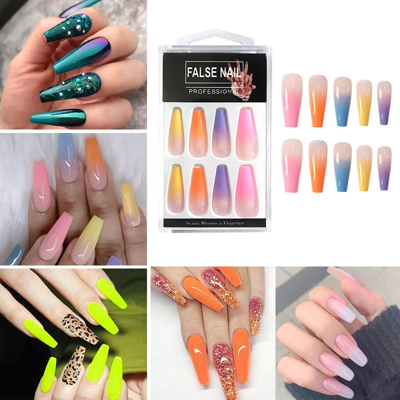 Long Nails Tips on False with Glue Set Packaging Fake Full Press Artificial Detachable Stick Coffin Designs Art Tipsy Cover Box
Long Nails Tips on False with Glue Set Packaging Fake Full Press Artificial Detachable Stick Coffin Designs Art Tipsy Cover Box