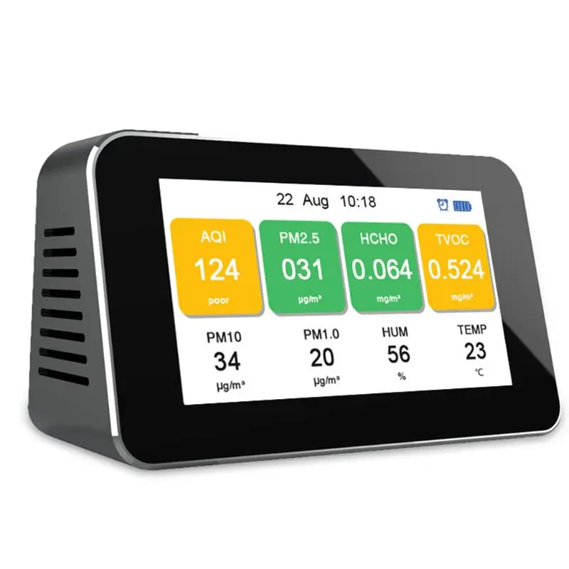 Multifunction LCD Digital Display Quick Sensing Air Quality Monitor Gas Pollutio R9JC
Multifunction LCD Digital Display Quick Sensing Air Quality Monitor Gas Pollutio R9JC