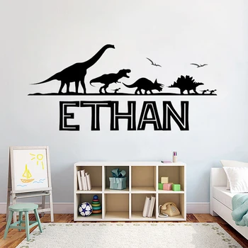Personalized Name Wall Stickers Jurassic Park Vinyl Wall Decals Boys Room Decoration Dinosaur Theme Kids Room Murals Art
Personalized Name Wall Stickers Jurassic Park Vinyl Wall Decals Boys Room Decoration Dinosaur Theme Kids Room Murals Art