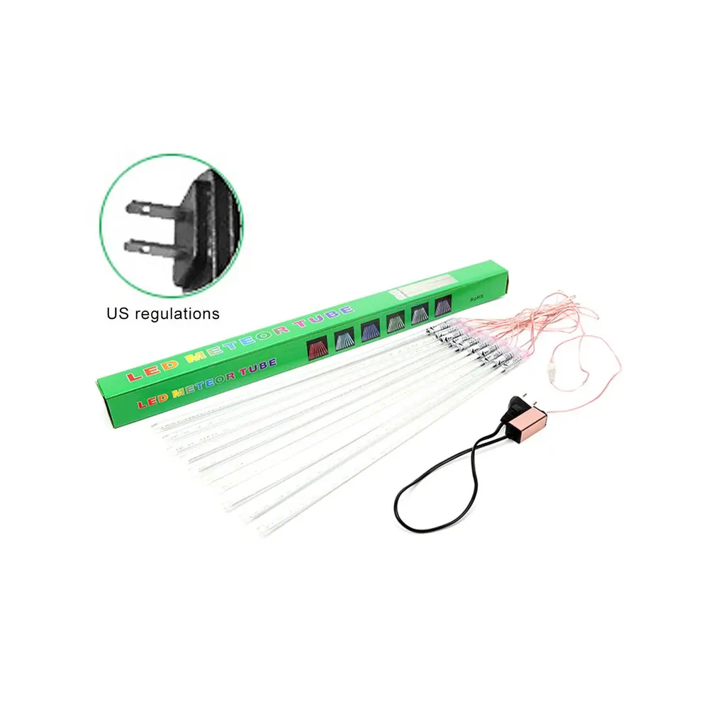 Rain Drop String Lights Led Meteor Shower Tube Lights Icicle Snow Falling Fairy Light For Party Holiday Garden Decoration
Rain Drop String Lights Led Meteor Shower Tube Lights Icicle Snow Falling Fairy Light For Party Holiday Garden Decoration