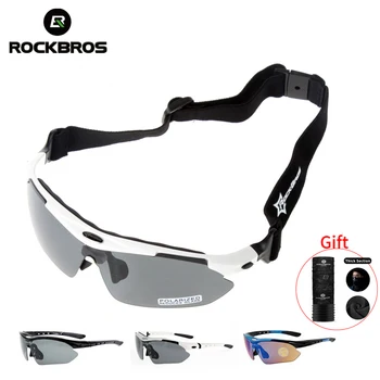 

ROCKBROS Hiking Glasses UV400 Polarized Sunglasses Men Tactical Shooting Goggles Fishing Climbing Sport Glasses Cycling Goggles