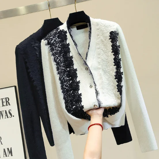 2020 Autumn Clothes for Woman Lace Irregular Knitted Cardigan Coat Women's Sweater Loose Jumper Cardigans
2020 Autumn Clothes for Woman Lace Irregular Knitted Cardigan Coat Women's Sweater Loose Jumper Cardigans