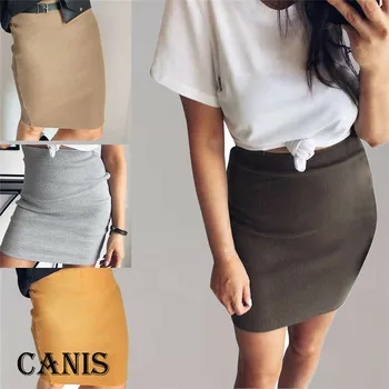 2019 Women High Waist Pencil OL Pencil Skirt Cotton Stretch Short Mini Skirt Knitted Bodycon Tube Skirt Winter Warm Outwear S-XL
2019 Women High Waist Pencil OL Pencil Skirt Cotton Stretch Short Mini Skirt Knitted Bodycon Tube Skirt Winter Warm Outwear S-XL