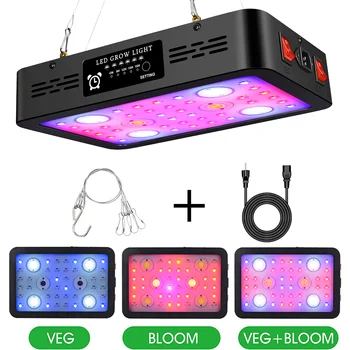 Artoo Double Switch 1200W/2400W/3600W COB LED Grow Light Timer Led Lamps Veg/Bloom Modes For Indoor Plants Greenhouse Grow Tent
Artoo Double Switch 1200W/2400W/3600W COB LED Grow Light Timer Led Lamps Veg/Bloom Modes For Indoor Plants Greenhouse Grow Tent