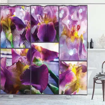Rustic Shower Curtain, Blooming Iris Flowers Orchids on Rustic Wood Natural Floral Beauty Romantic Image, Cloth Fabric Bathroom
Rustic Shower Curtain, Blooming Iris Flowers Orchids on Rustic Wood Natural Floral Beauty Romantic Image, Cloth Fabric Bathroom
