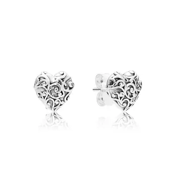 Original 925 Sterling Silver Earring Sparkling Pattern Heart Single Stud Earring For Women Wedding Party Gift Fashion Jewelry
Original 925 Sterling Silver Earring Sparkling Pattern Heart Single Stud Earring For Women Wedding Party Gift Fashion Jewelry