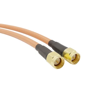 SMA Male Plug RG400 Coaxial Cable Connector SMA Male to SMA Plug High Temperature Double Shielded Low Loss RG400 Coaxial RF Wire
SMA Male Plug RG400 Coaxial Cable Connector SMA Male to SMA Plug High Temperature Double Shielded Low Loss RG400 Coaxial RF Wire