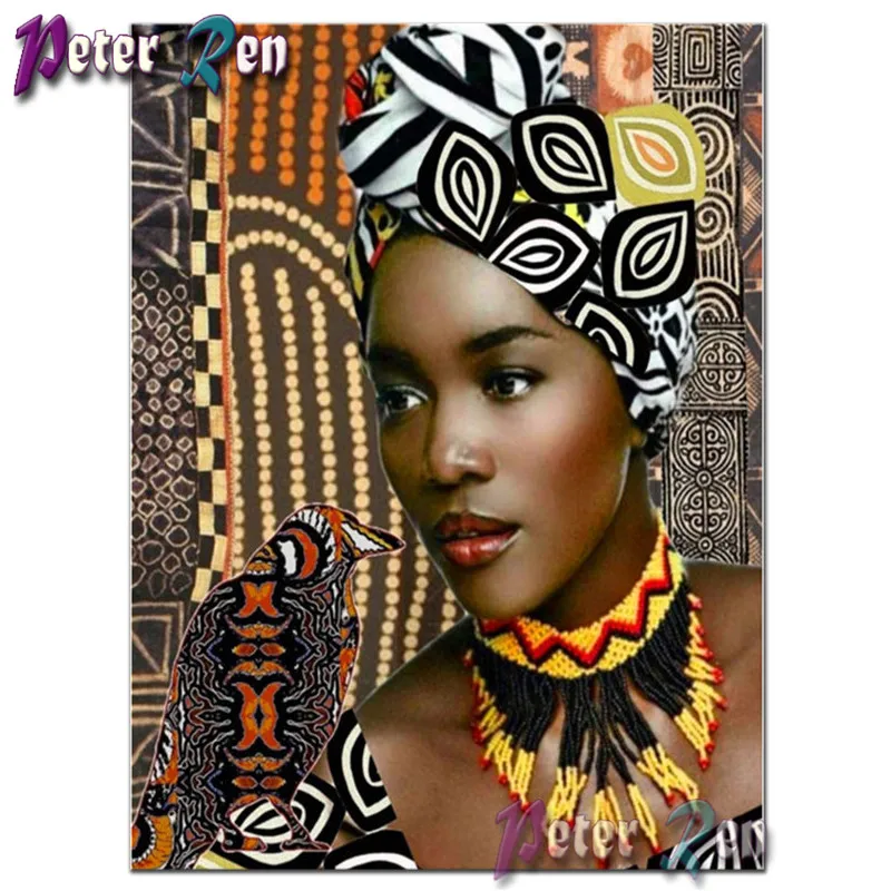 Round diamond painting portrait full square diamond embroidery African beauty dignified ladies rhinestone DIY mosaic home decor
Round diamond painting portrait full square diamond embroidery African beauty dignified ladies rhinestone DIY mosaic home decor