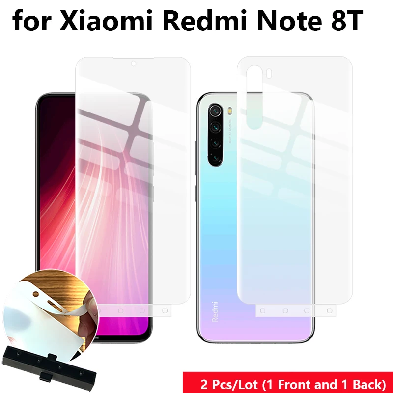 2 Pcs/Lot Front & Back Auto Fixed Anti Finger Scratch Hydrogel Screen Protector for Xiaomi Redmi Note 8T 6.3" Full Cover film
2 Pcs/Lot Front & Back Auto Fixed Anti Finger Scratch Hydrogel Screen Protector for Xiaomi Redmi Note 8T 6.3" Full Cover film