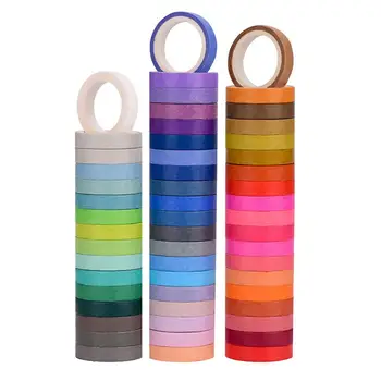 kawaii 60 Colors/set DIY Decorative Tape Rainbow Adhesive Scrapbooking Washi Masking Sticker Gift Packing
kawaii 60 Colors/set DIY Decorative Tape Rainbow Adhesive Scrapbooking Washi Masking Sticker Gift Packing