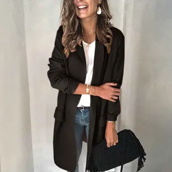 Long Sleeve Lapel Daily Women Suit Coat Office Hip Fake Pocket Spring Autumn Casual Solid Dating Slim Shopping Business Trip
Long Sleeve Lapel Daily Women Suit Coat Office Hip Fake Pocket Spring Autumn Casual Solid Dating Slim Shopping Business Trip