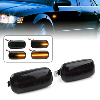 For Audi TT RS4 RS6 A3 A4 B7 A6 A8 C5 C6 S3 S4 S6 Car Dynamic LED Side Marker Fender Lights Turn Signal Light 2Pcs
For Audi TT RS4 RS6 A3 A4 B7 A6 A8 C5 C6 S3 S4 S6 Car Dynamic LED Side Marker Fender Lights Turn Signal Light 2Pcs