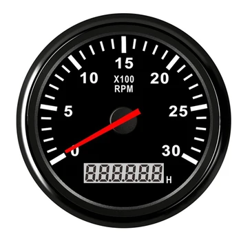 85mm Car Tacho Sensor Marine Tacho Meter with LCD Hourmeter 3000 RPM Boat Tachometer For Motorcycle Truck 12V/24V Red Backlight
85mm Car Tacho Sensor Marine Tacho Meter with LCD Hourmeter 3000 RPM Boat Tachometer For Motorcycle Truck 12V/24V Red Backlight