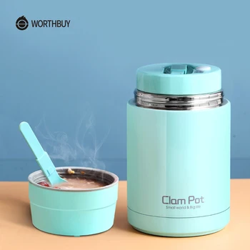 WORTHBUY Portable Thermal Lunch Box For Kids School 304 Stainless Steel Food Containers With Spoon Leakproof Bento Box Food Box
WORTHBUY Portable Thermal Lunch Box For Kids School 304 Stainless Steel Food Containers With Spoon Leakproof Bento Box Food Box