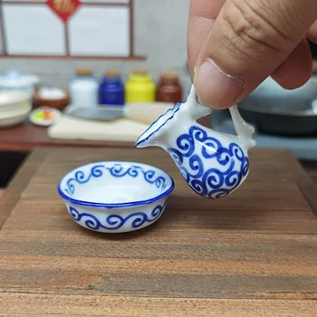 Mini Ceramic Bowl Pot Nostalgic Style Play House Candy Toy Small Kitchen Miniature Model Scene Accessories
Mini Ceramic Bowl Pot Nostalgic Style Play House Candy Toy Small Kitchen Miniature Model Scene Accessories